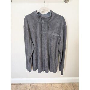 Free Fly Pullover Mens 3XL Performance Bamboo Fleece Long Sleeve Quarter Snap